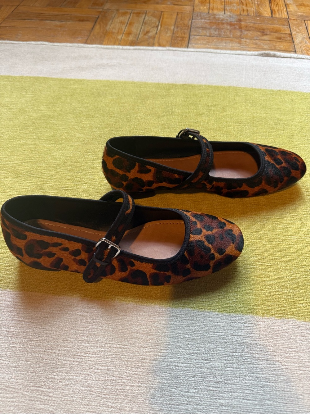 Anthropologie Maeve Leopard Print Mary Jane Flats EU40 - Picture 7 of 9
